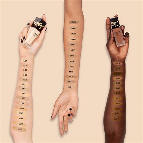 ysl foundation ln9|ysl foundation colour chart.